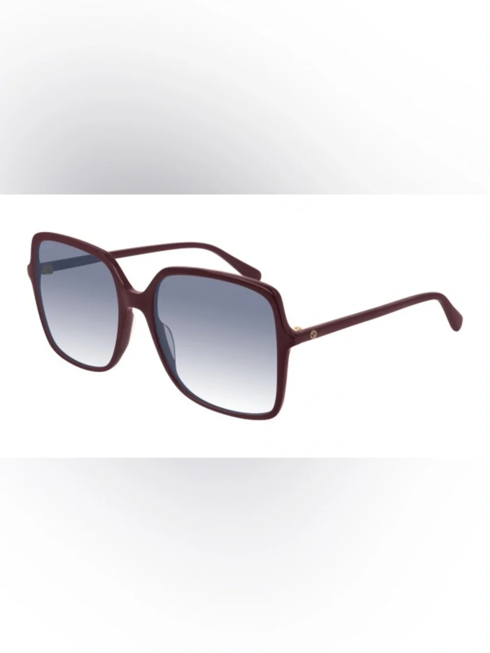 GUCCI Oversized Burgundy Red Blue Gradient Lenses Women's Sunglasses GG0544S 003 - Picture 2 of 10